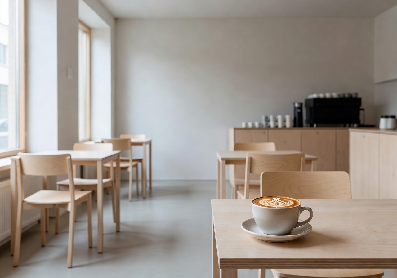 Good Life Coffee Helsinki with Nordic minimalist interior
