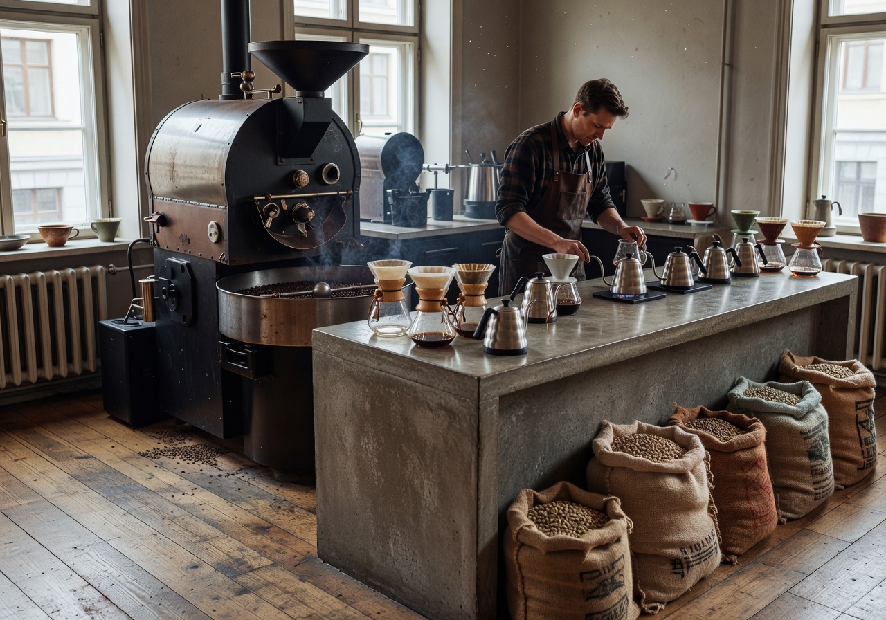 Kaffa Roastery Helsinki artisan coffee roasting